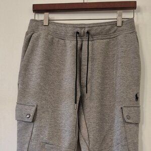 Polo Ralph Lauren Double Knit Joggers Heather Grey Cargo Quiet Luxury Streetwear